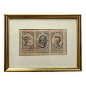 Lithographie gravure - ancienne