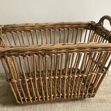 Laundry basket, woven wicker