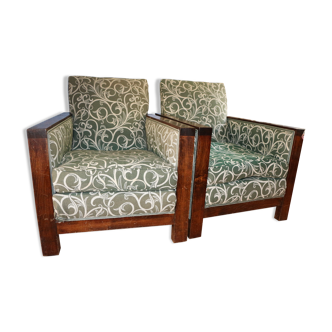 Lot de 2 fauteuils art déco