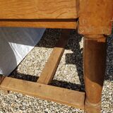 Old cherry farm table