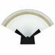Murano fan lamp 1980 / Memphis Bauhaus