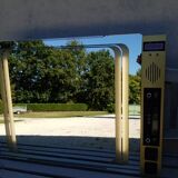 Vintage radio light mirror