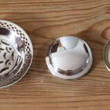Vintage Coquillor Butter Mold In Silver Plated