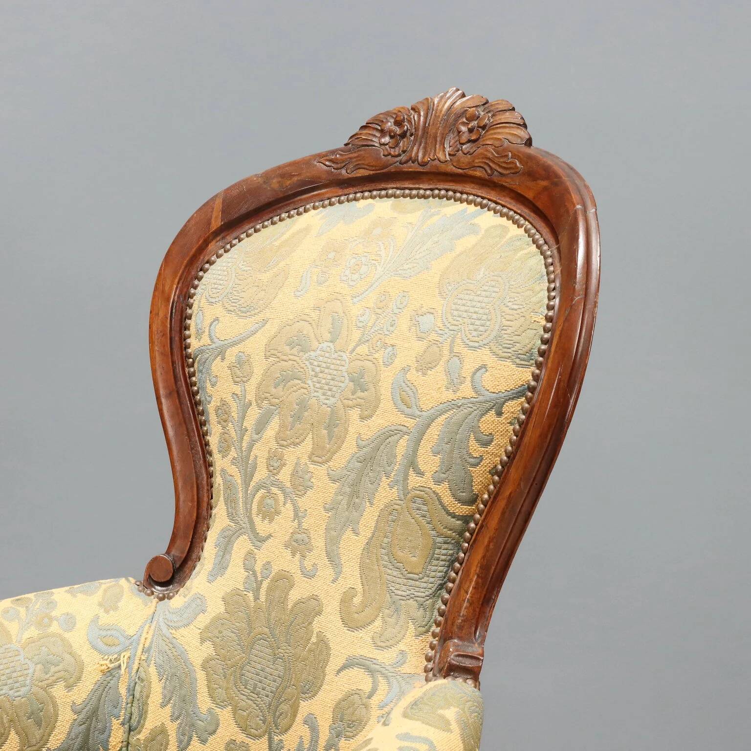 Paire de fauteuils Luigi Filippo en noyer