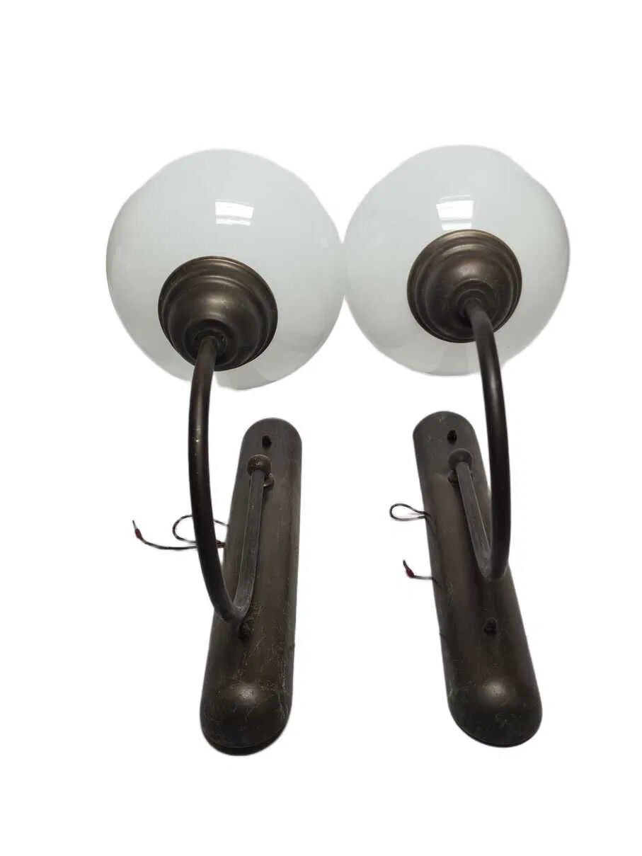 Pair of Art Deco Wall Lights