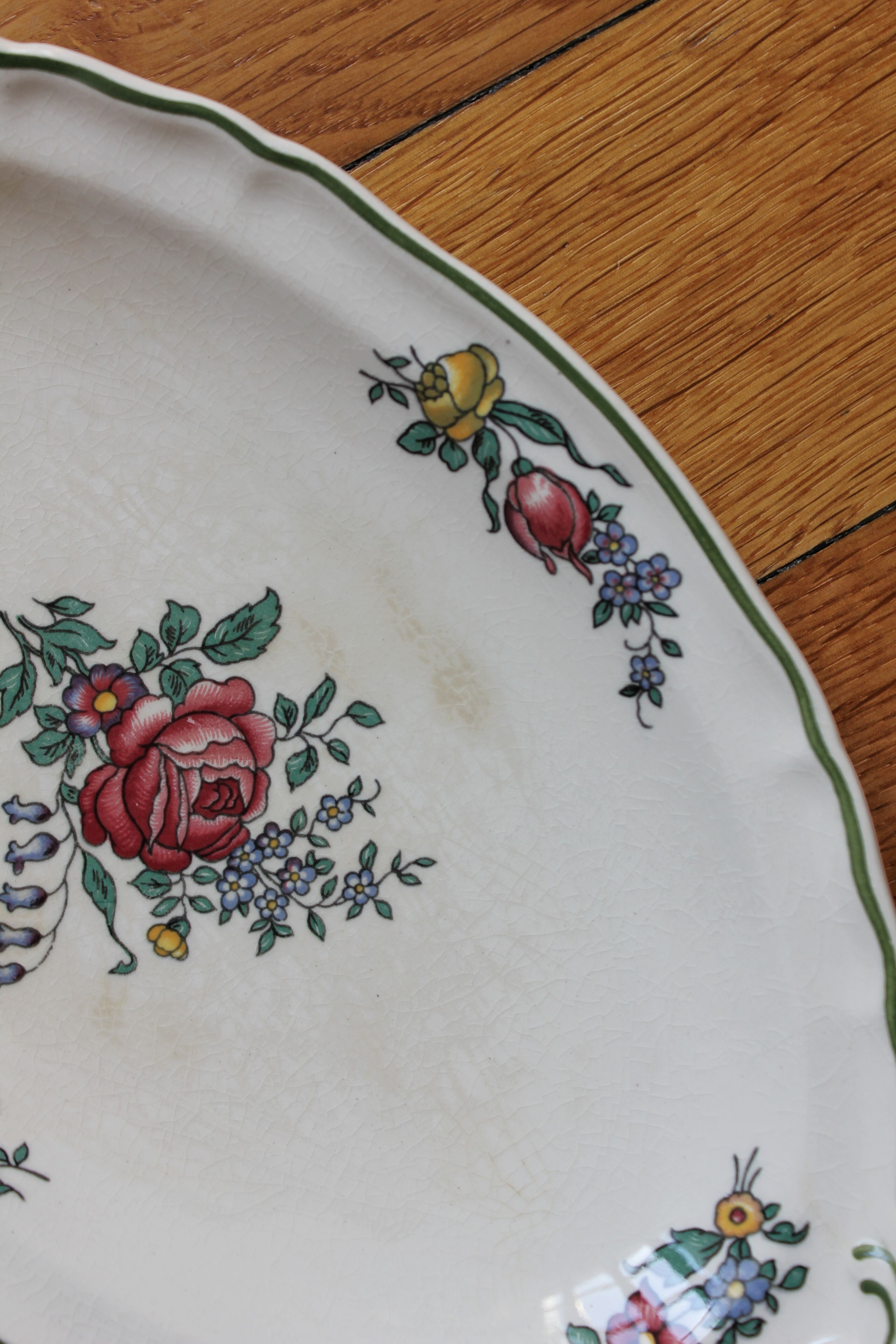 Vintage earthenware dish "Alt Strassburg" or "Old Strasbourg" Villeroy & Boch