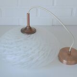 Vintage chandelier / Murano glass hanging lamp / Unique light fixture / Pendant light / Italy 1980s