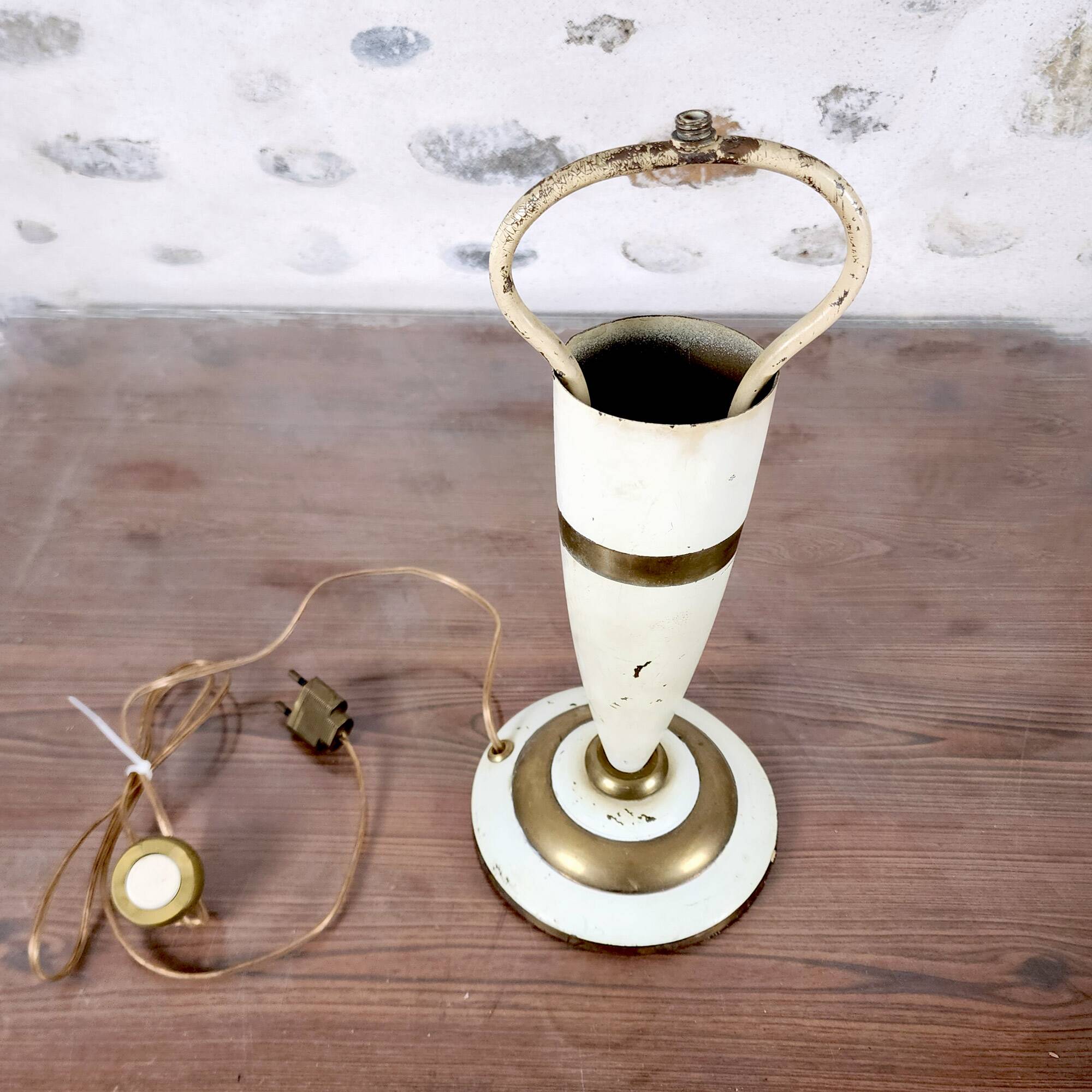 Champigno sheet metal lamp from the 1930s