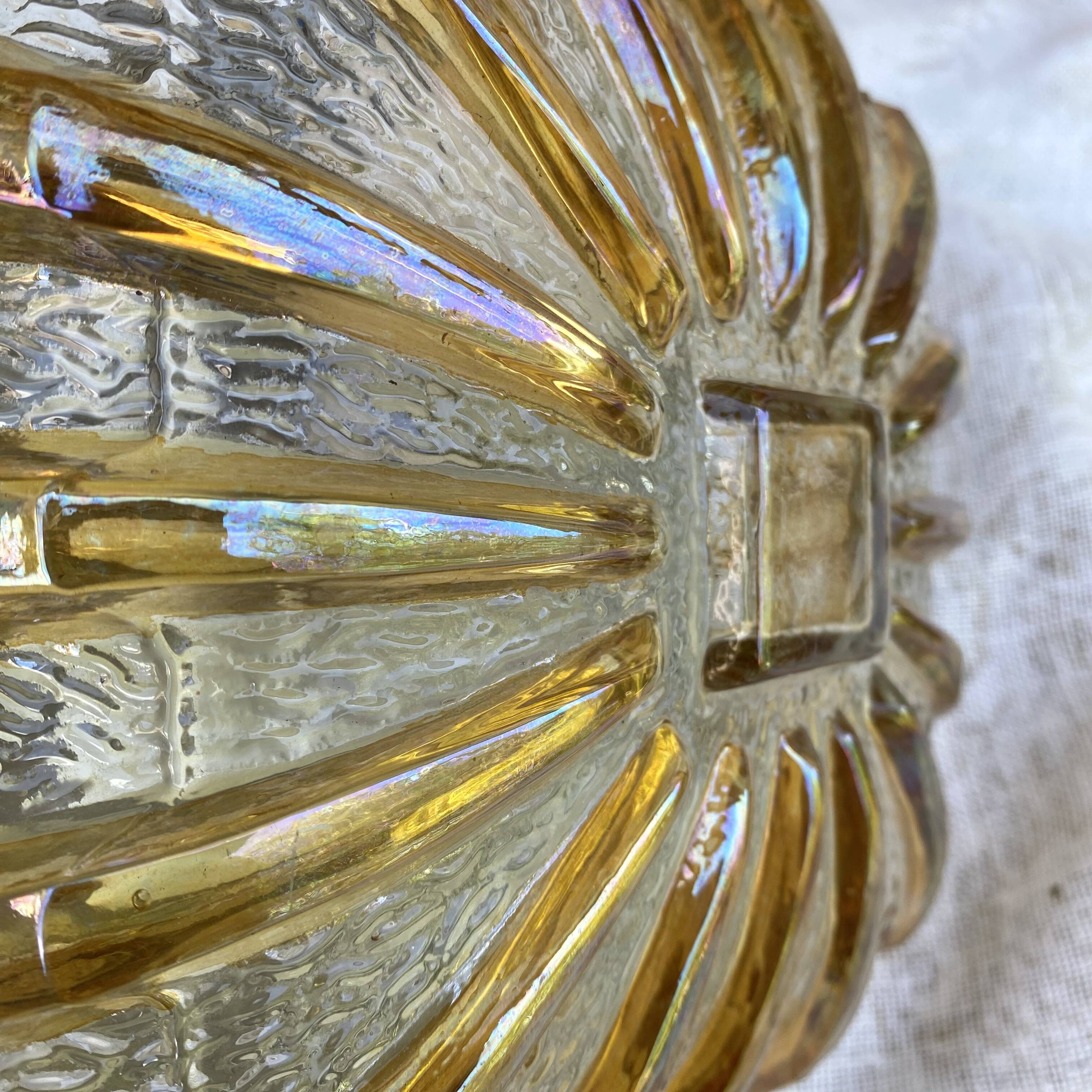 Vintage ceiling light in Italian style, 1970s.
