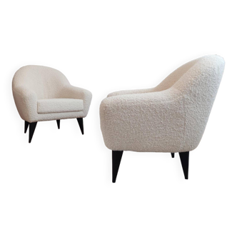 Pair of Ramos armchairs - France 1950s