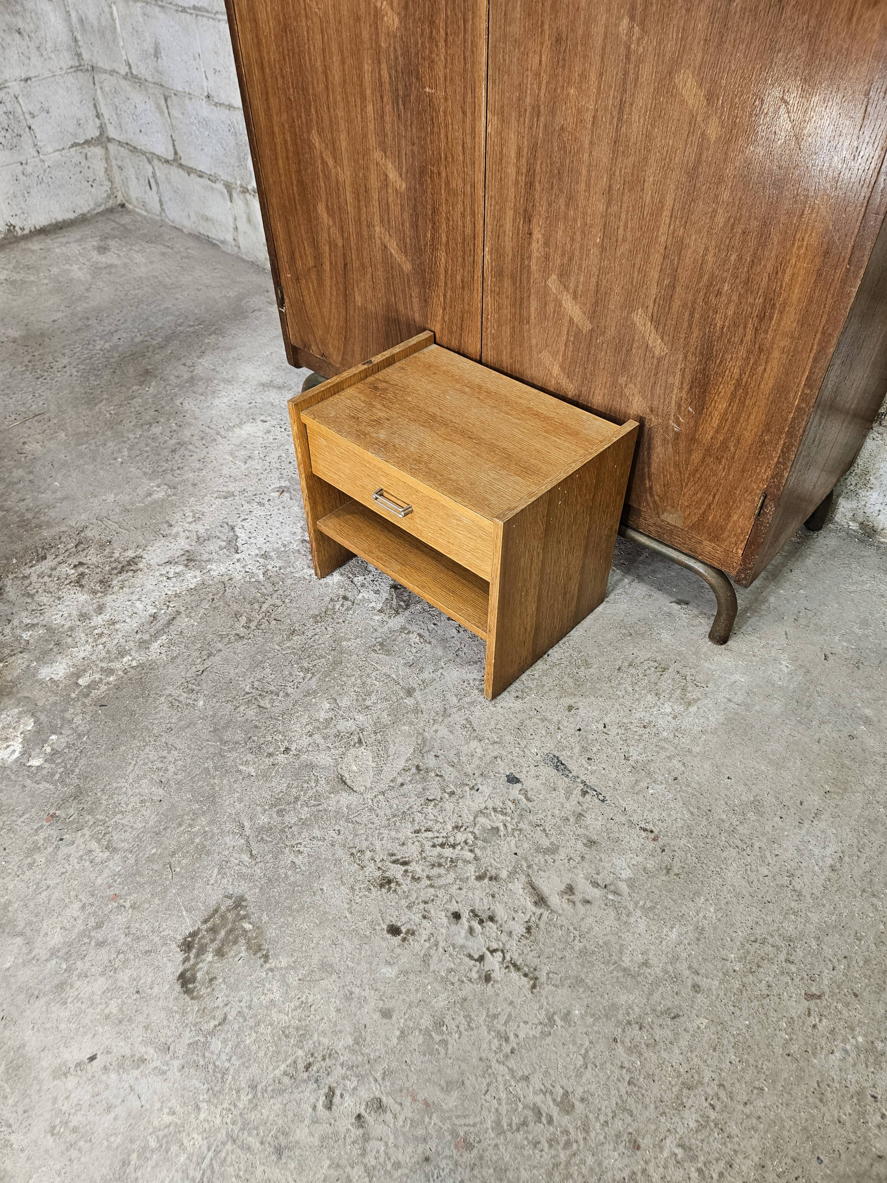 Scandinavian style bedside table 1960