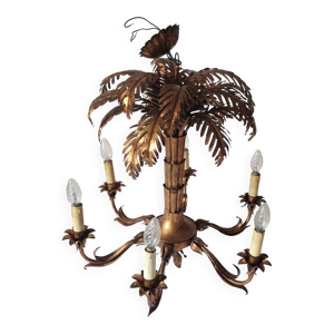 Lustre palmier à 6 branches