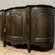 Louis XV style sideboard in lacquered wood and stained wood circa 1900