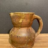 Pitcher in stoneware of the Borne signed B. Fabre