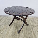 Vintage mahogany table, England, 1970s.