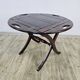 Table en acajou vintage, Angleterre, années 1970.