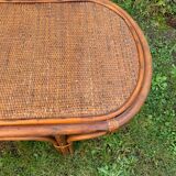 Rattan coffee table