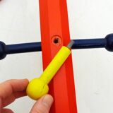 Coat rack colored pencil