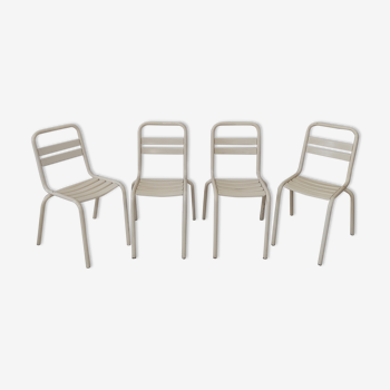 Set de 4 chaises tolix