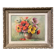 Tableau : huile sur toile - nature morte aux anémones