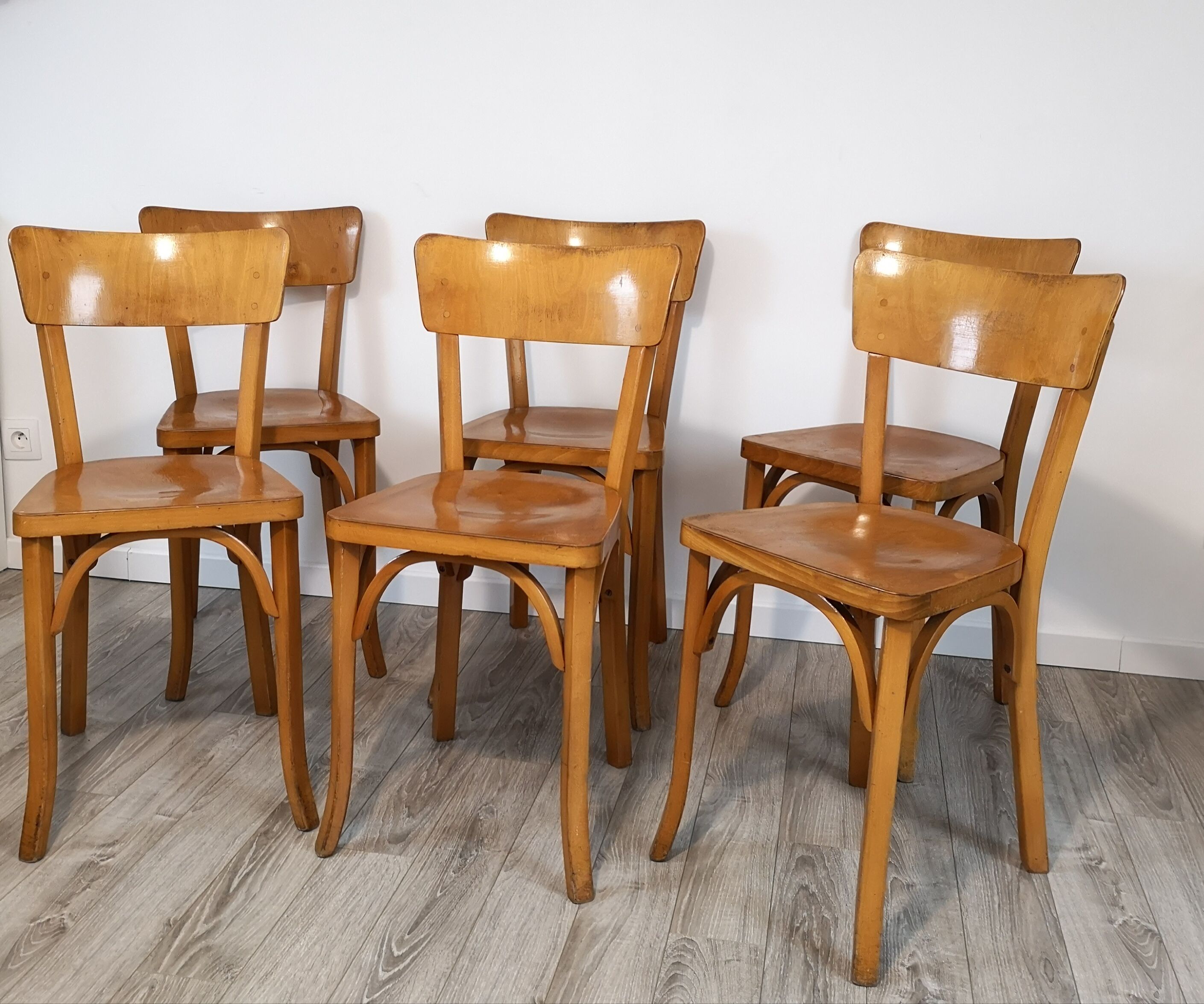 Set of 6 bistro chairs