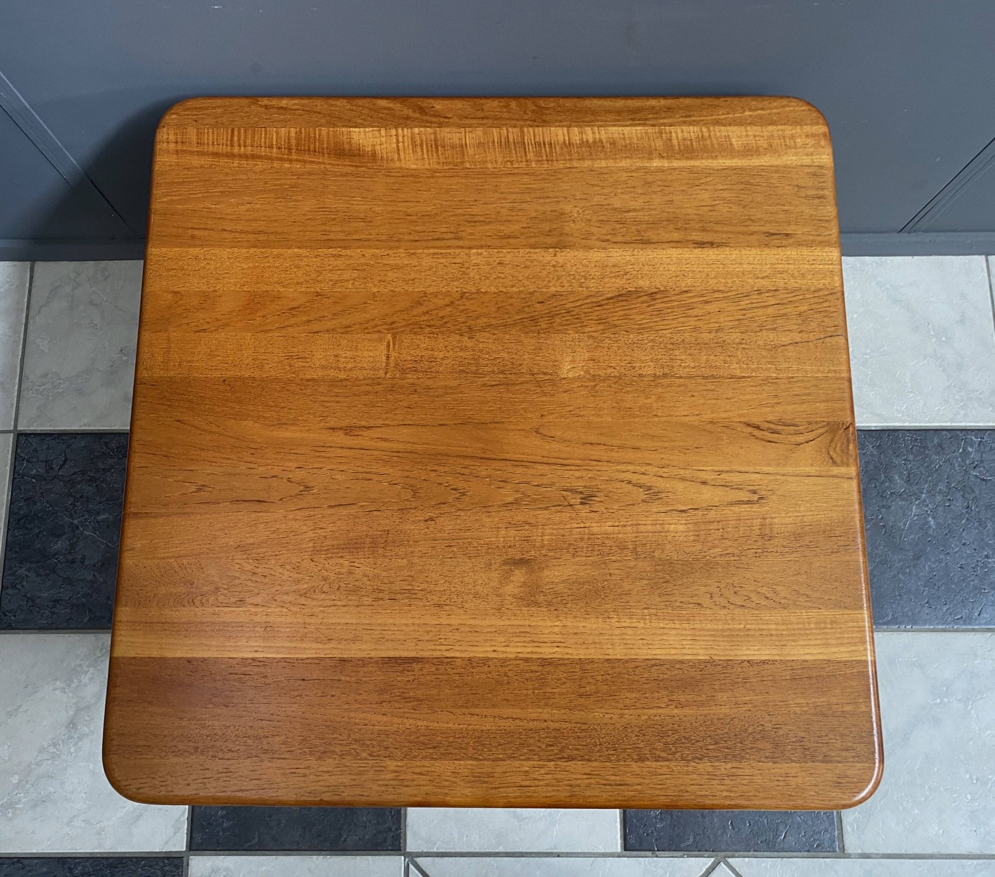 Square Glostup Denmark teak table 1970s