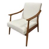 60s armchair reupholstered in loop