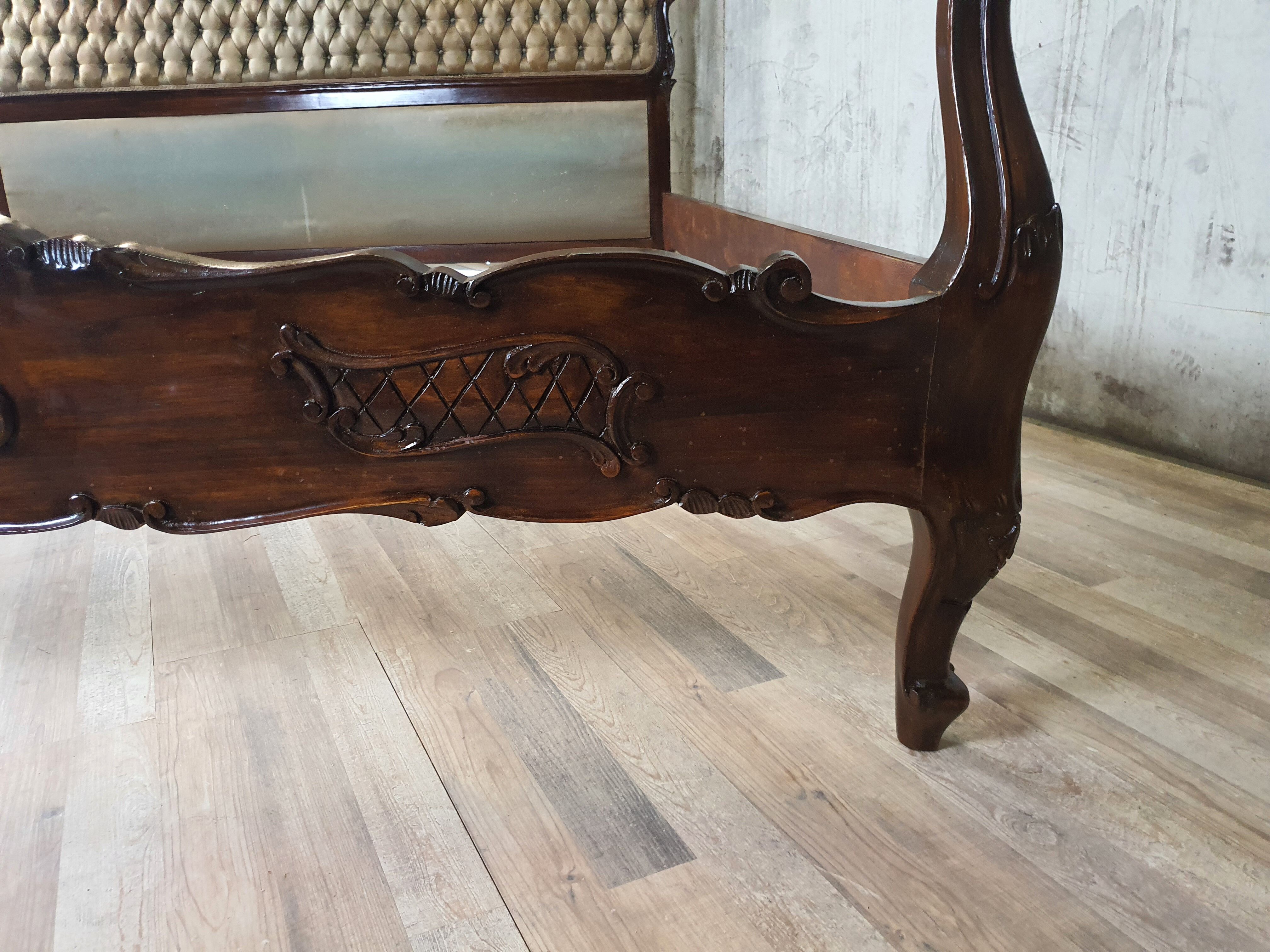 Baroque double bed - 20th century