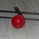 Wall coat rack multicolored wooden balls