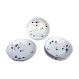 10 hollow plates Bernardaud caroline