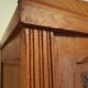 3-door Art Deco Parisian wardrobe and bevelled mirror
