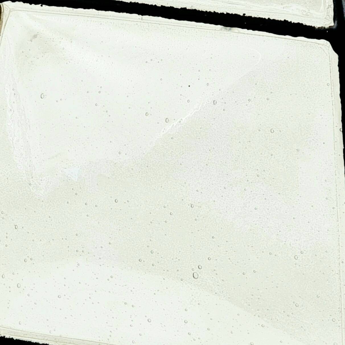 Mid-century glass ceiling light by Limburg, Germany, 1960s.