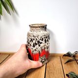 Vase West Germany fat lava