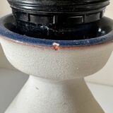 Vintage ceramic terracotta lamp 80s 90s