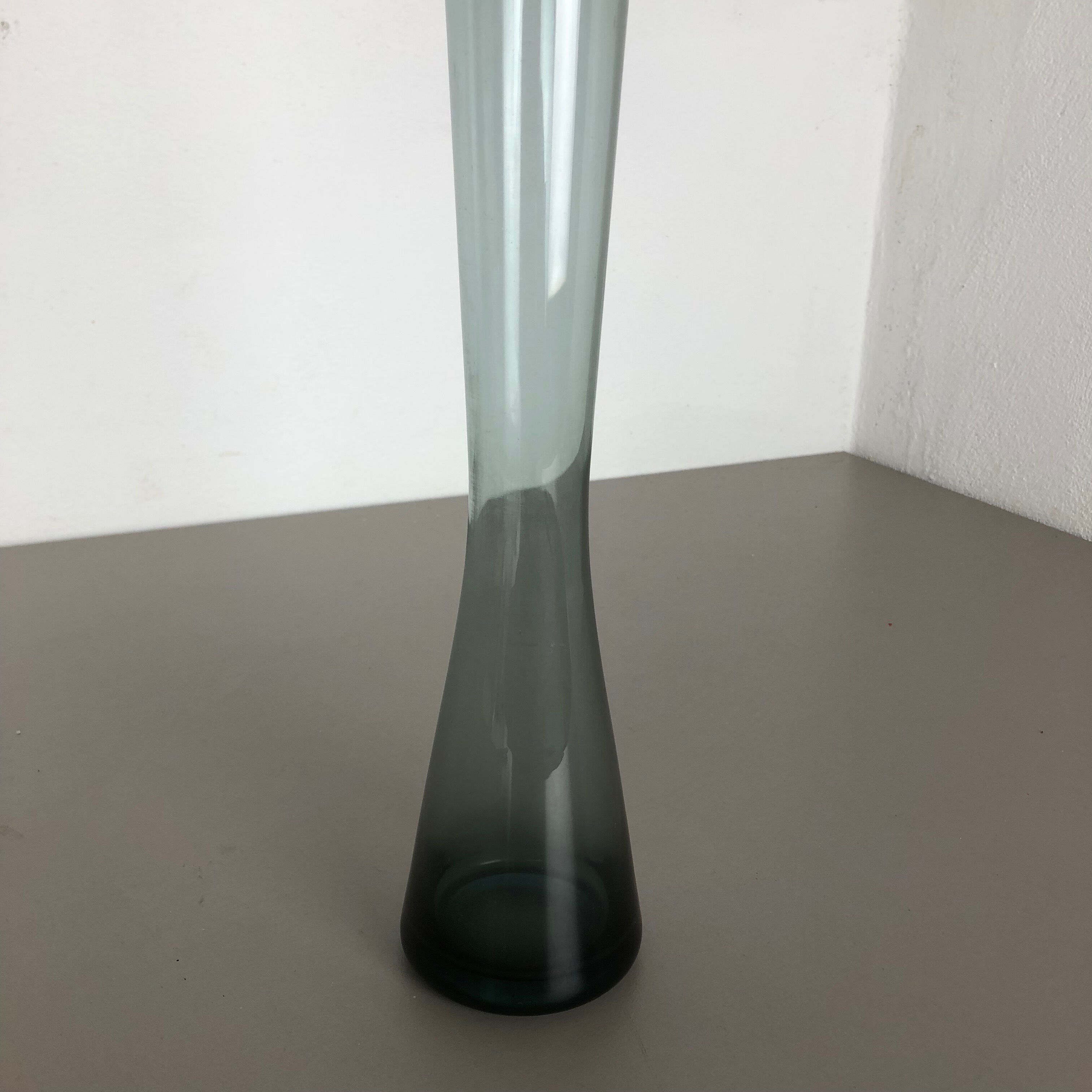 Large Vintage 1960s Turmalin Vase by Wilhelm Wagenfeld for WMF, Germany Bauhaus