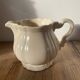 Sarreguemines earthenware milk jug Ivory