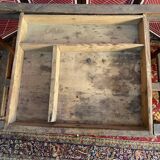 Old solid wood farmhouse table