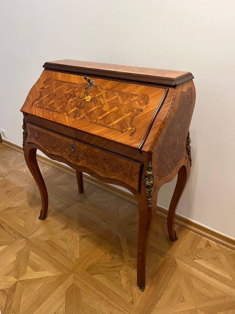 Rosewood marquetry secretary