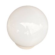 Industrial wall lamp, white, glass, foton, poland, 1960s.