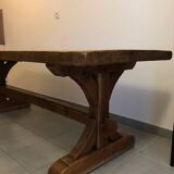 Solid wood table