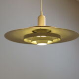 White Danish concentric ceiling light