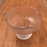 Large glass bowl from the mid-century by Heiniä Kainalossa for Humppila, Finland.