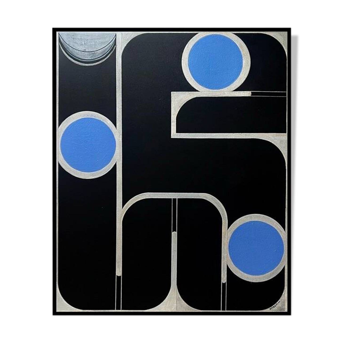 Tableau Olisch "The Blue Orange"