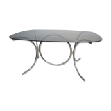 Table oval vintage chrome