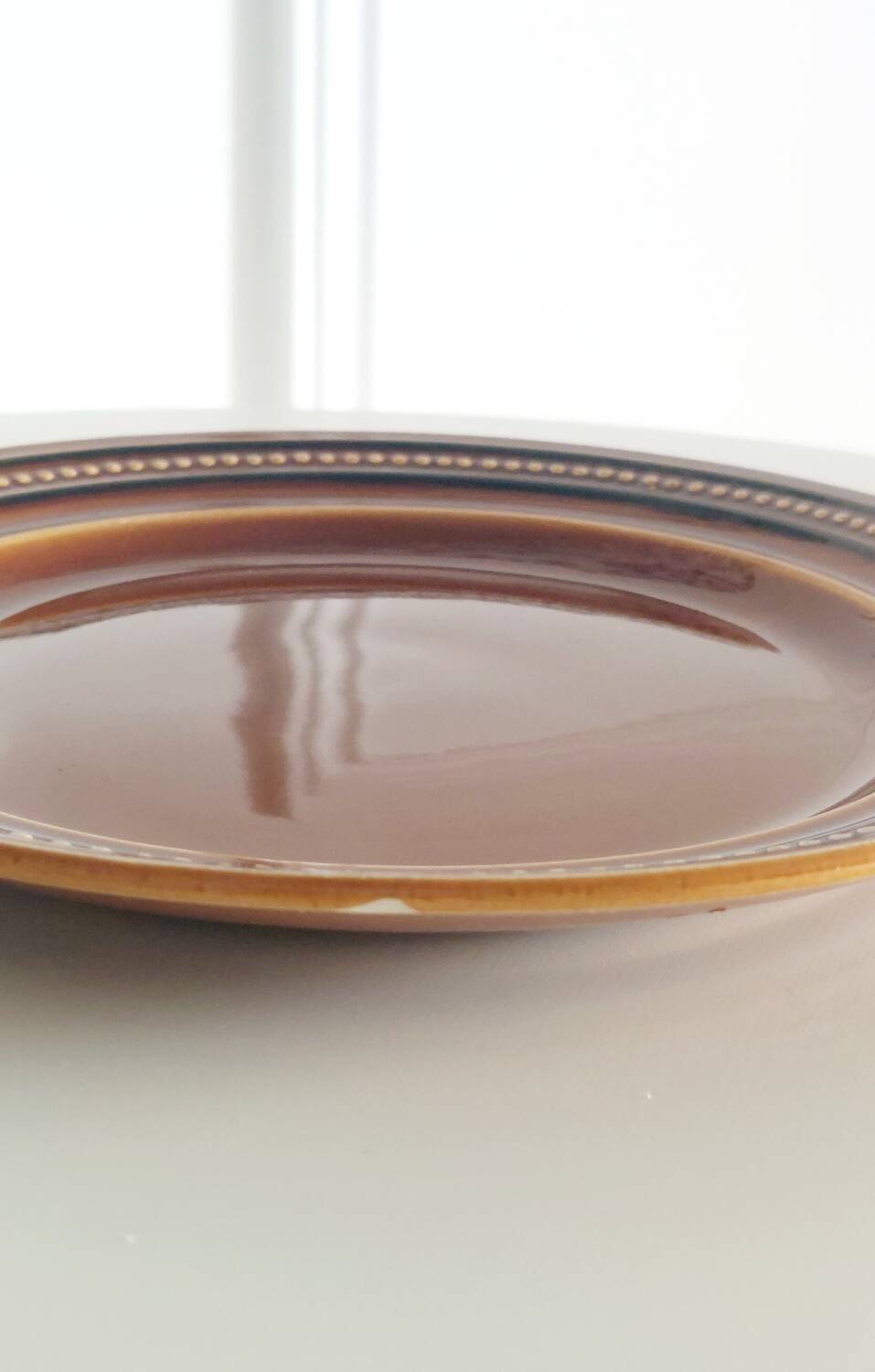 Lot de 6 assiettes à dessert Faïencerie de Saint Amand "Toulouse"