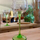 Vente de 13 verres  à vin alsaciens ciselés de grappes et feuilles