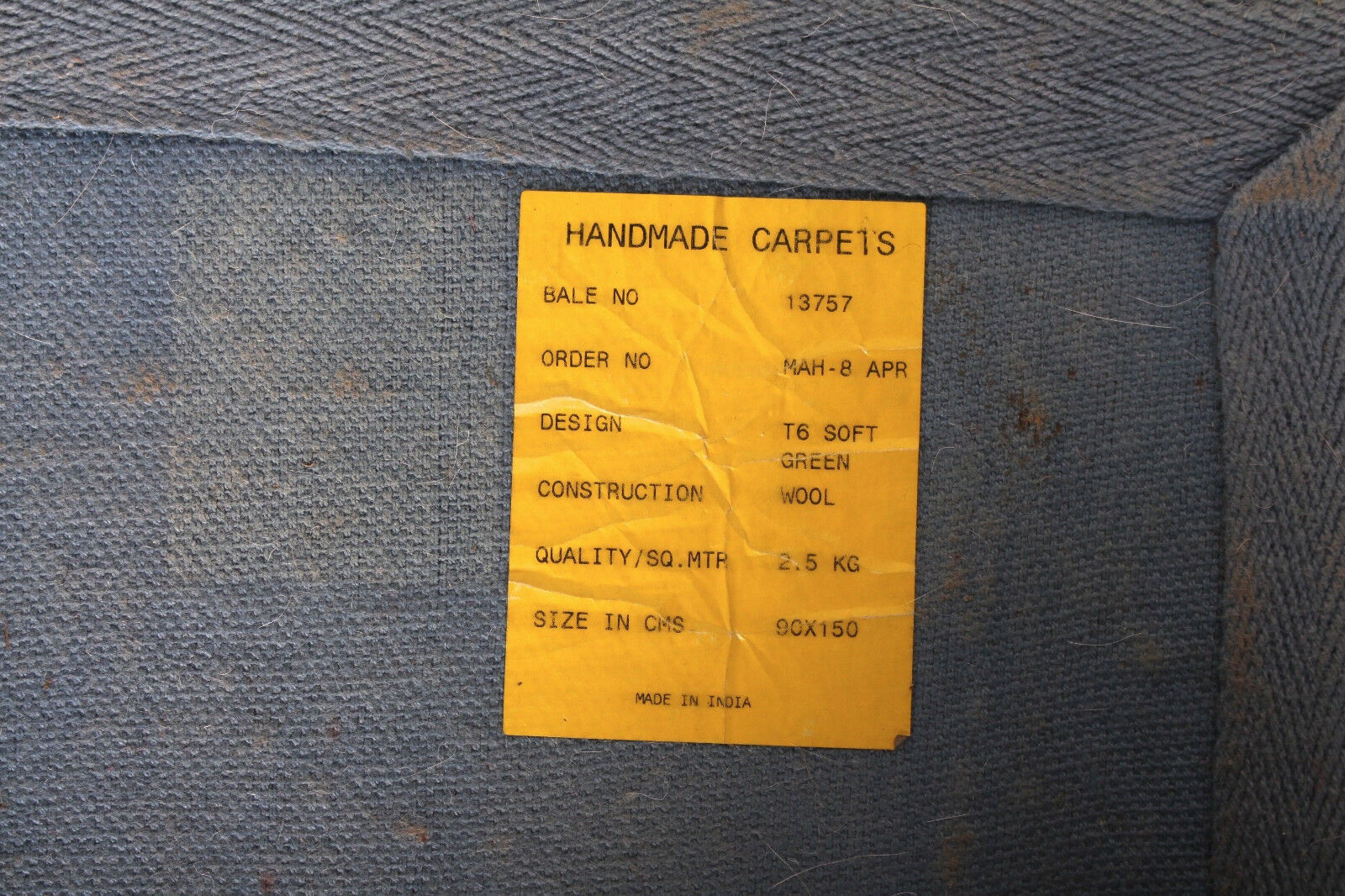 Indian vintage rug 151 x 94 cm in wool