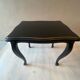 Table chevet noir et doré