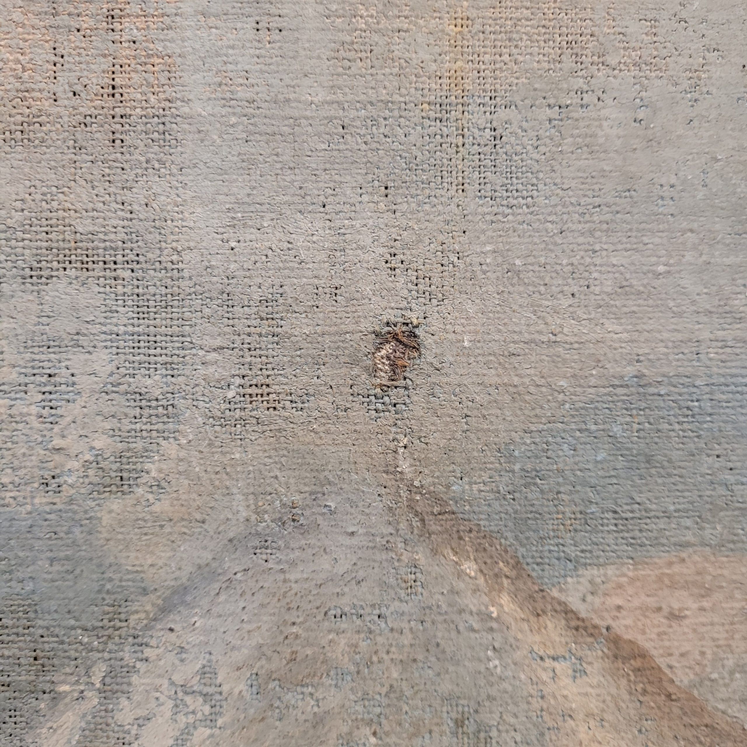 Watercolour on linen "Duel of Knights", French school, 18th century – France