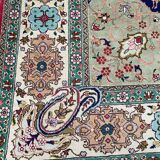 Tapis vintage persan de Tabriz fait main 300x395 cm